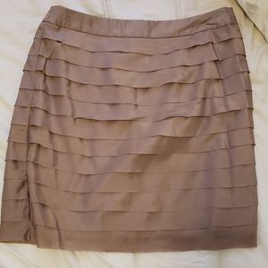 Ann Taylor silk mini skirt